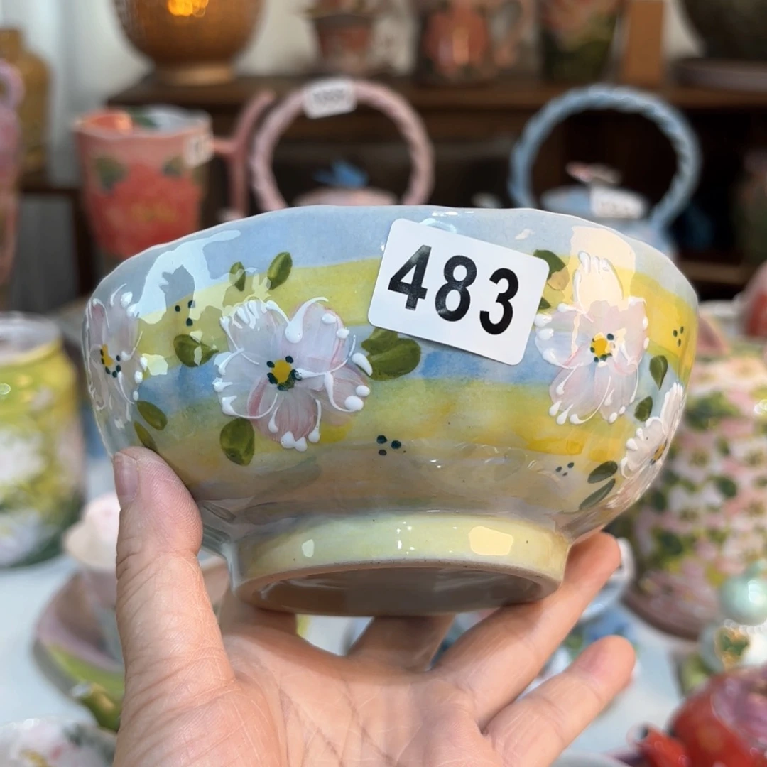 景德镇手绘高温釉下彩陶瓷茶具
