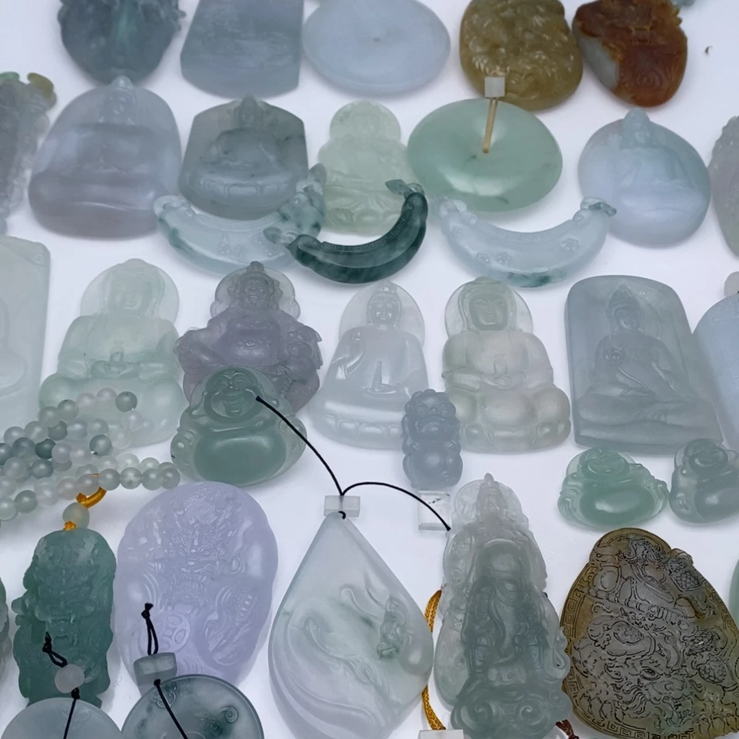 定制翡翠未镶嵌联系客服链接，勿拍！！！