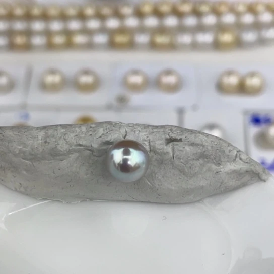 未镶嵌海水珍珠裸珠真多麻8.2mm