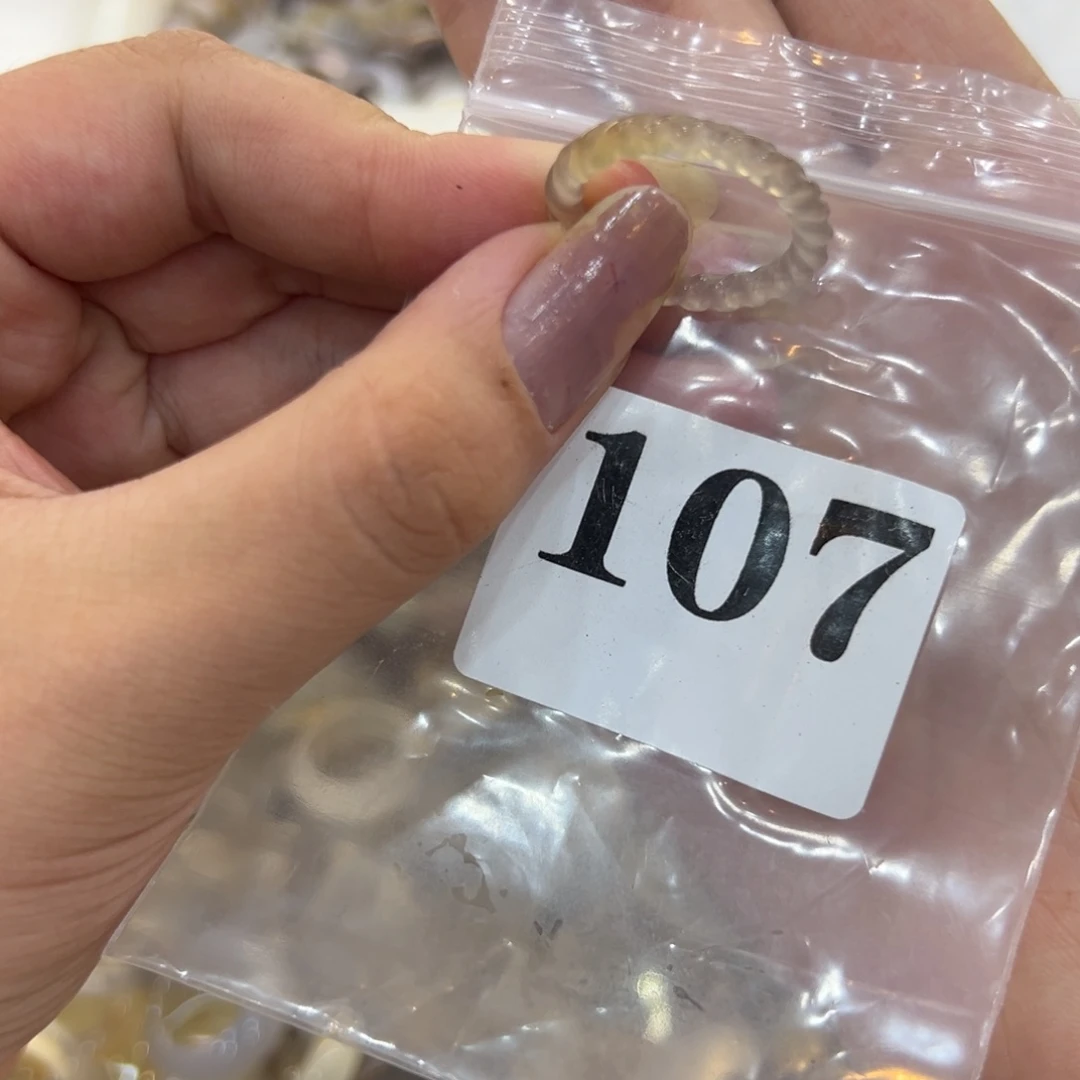 玛瑙/玉髓戒指合金107港17