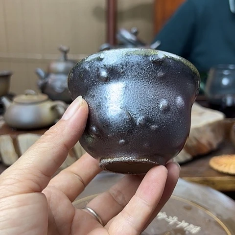 戬谷龙窑柴烧茶杯117