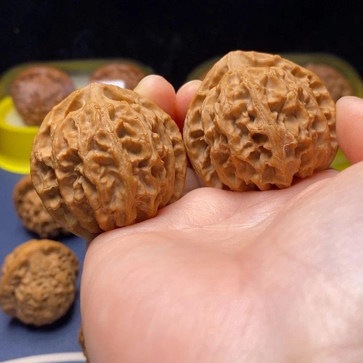 文玩核桃把件41原桩苹果