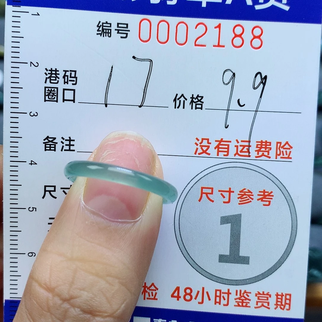 未镶嵌戒指翡翠天然