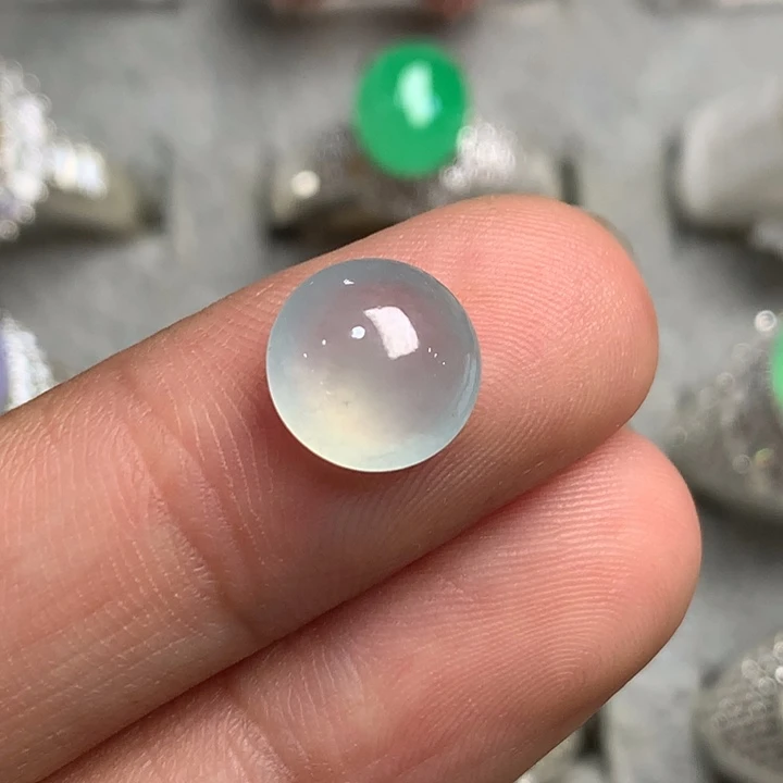 未镶嵌戒指翡翠天然翡翠戒面