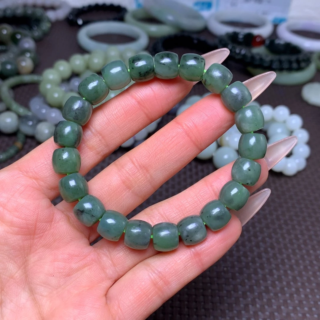 未镶嵌手串和田玉卡10