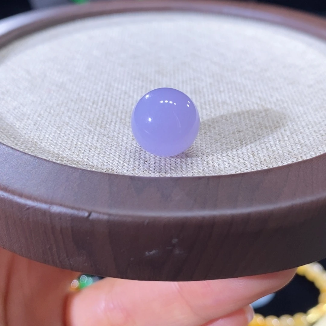 翡翠未镶嵌颈饰红紫（粉春）12+