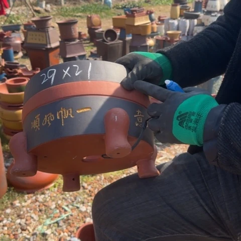 紫砂花盆紫砂花盆盆景盆栽