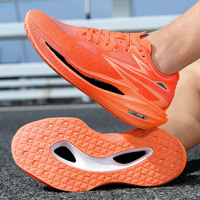 飞燃4跑步鞋男夏季专业马拉松竞速减震单网面运动鞋学生中考跑鞋