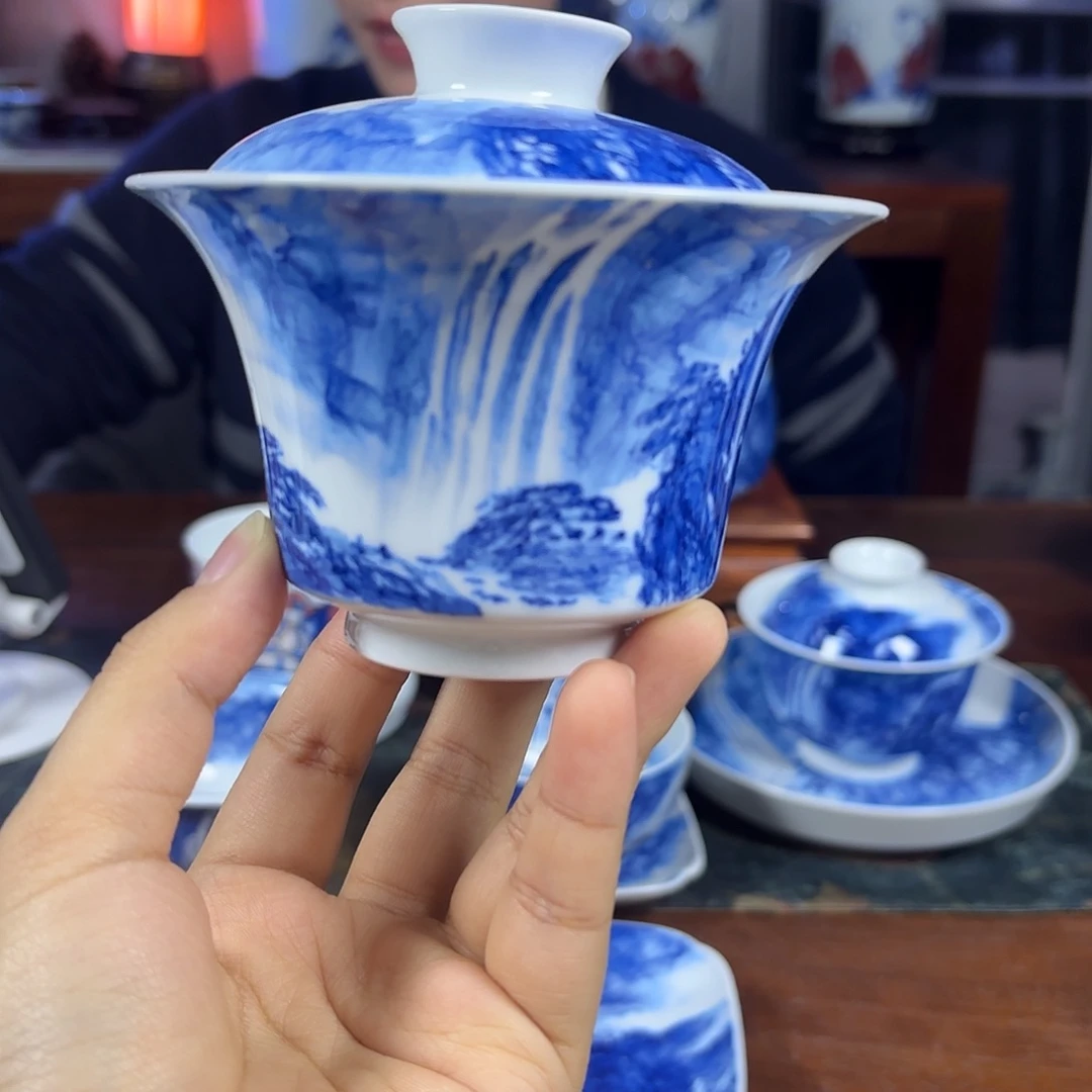 国一王老师手绘山水
