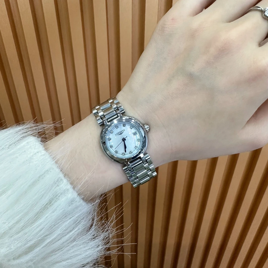 【国内现货】高奢名表/LONREXS/28mm/星月带砖/全自动轻奢女表RY4