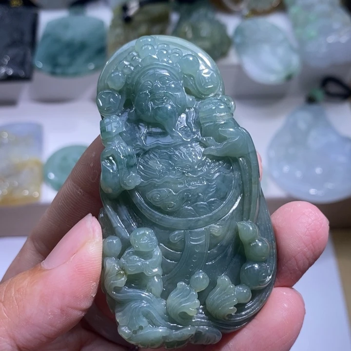 【闪购商品】颈饰未镶嵌翡翠财神