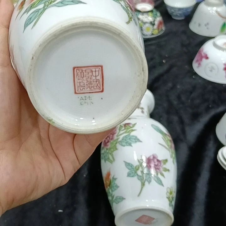 陶瓷景德镇回流瓶子一对