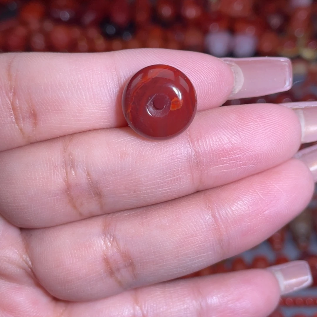 南红玛瑙未镶嵌扣子