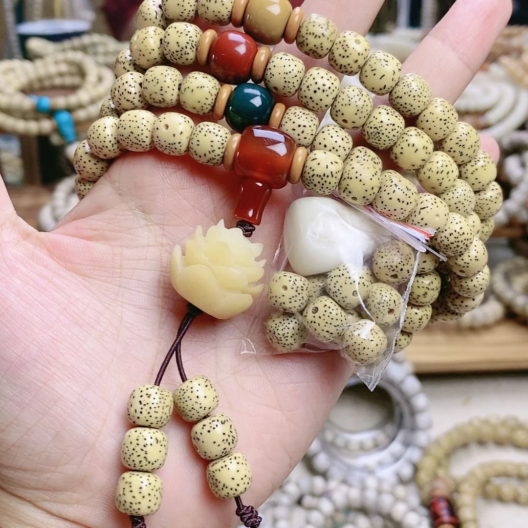 手串星月菩提定制108颗星月9*8