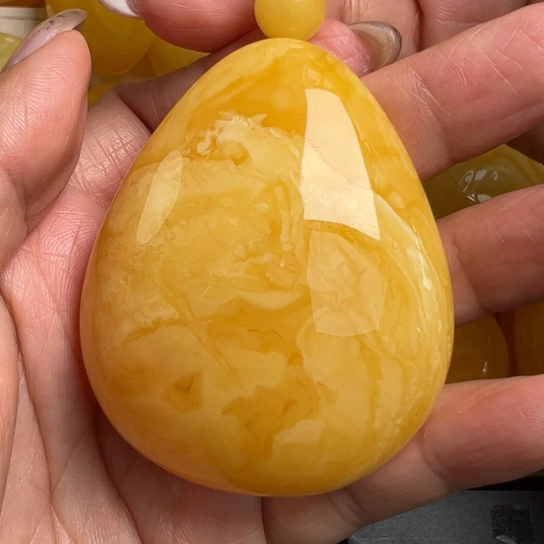 蜜蜡未镶嵌毛衣链无烤色无优化无补胶无煮蜜无覆膜无辐照