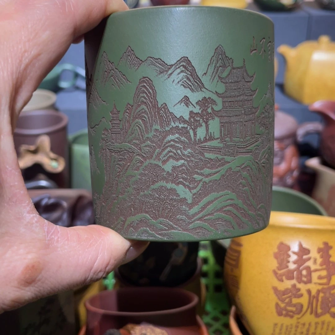 原矿紫砂手工主人杯