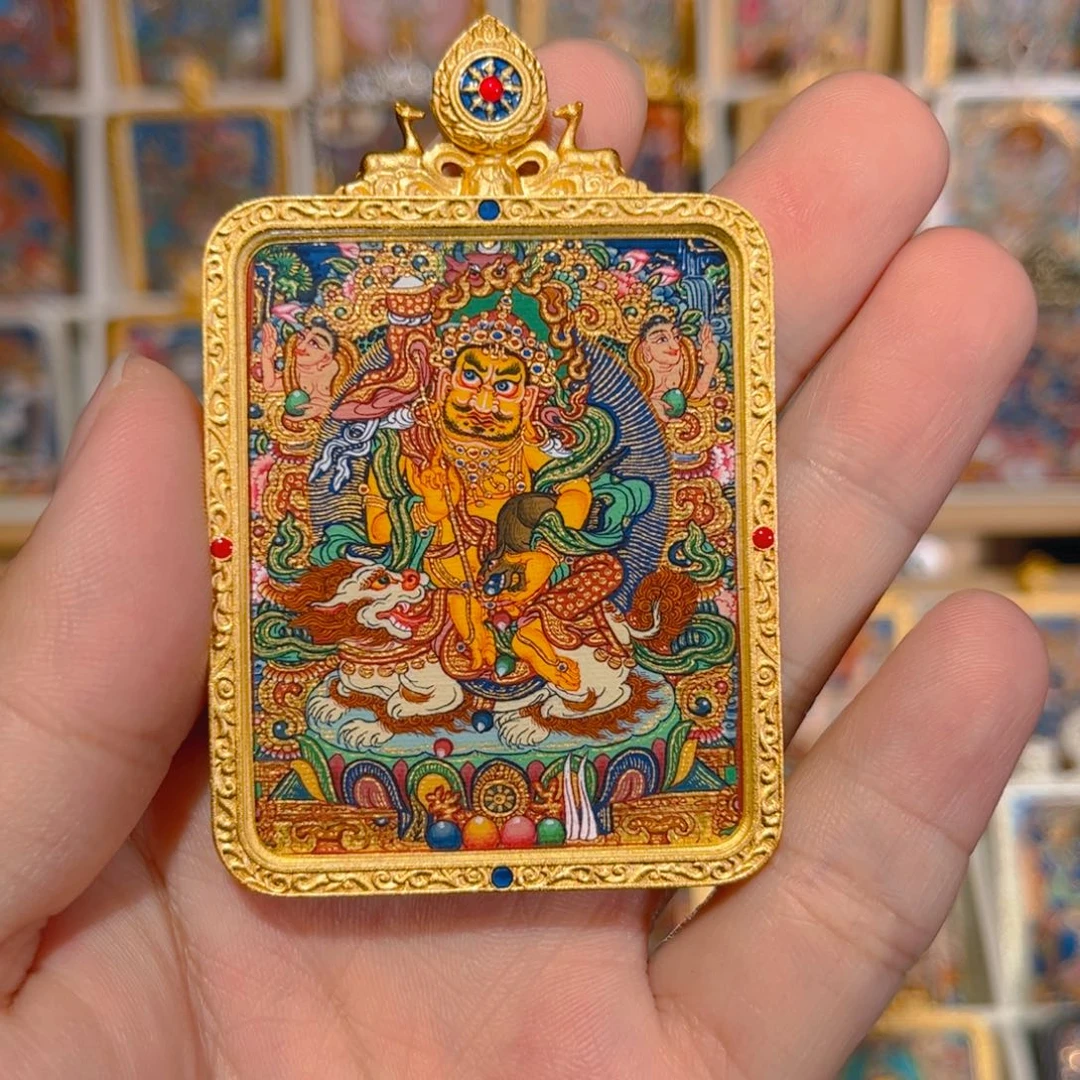 吊坠满工勉萨 财宝天王