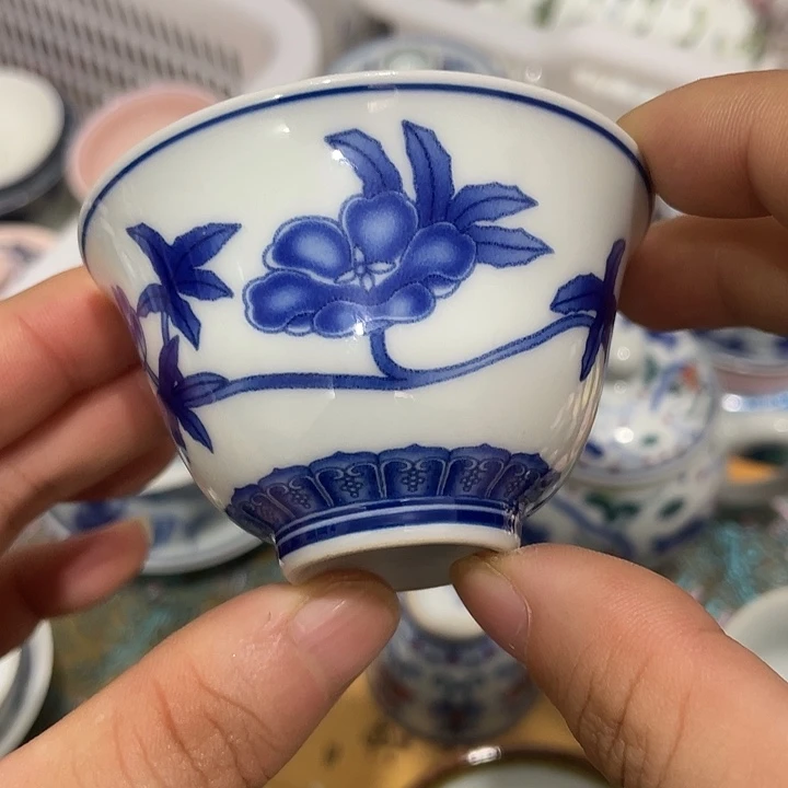 摆件陶景德镇陶瓷主人杯1334