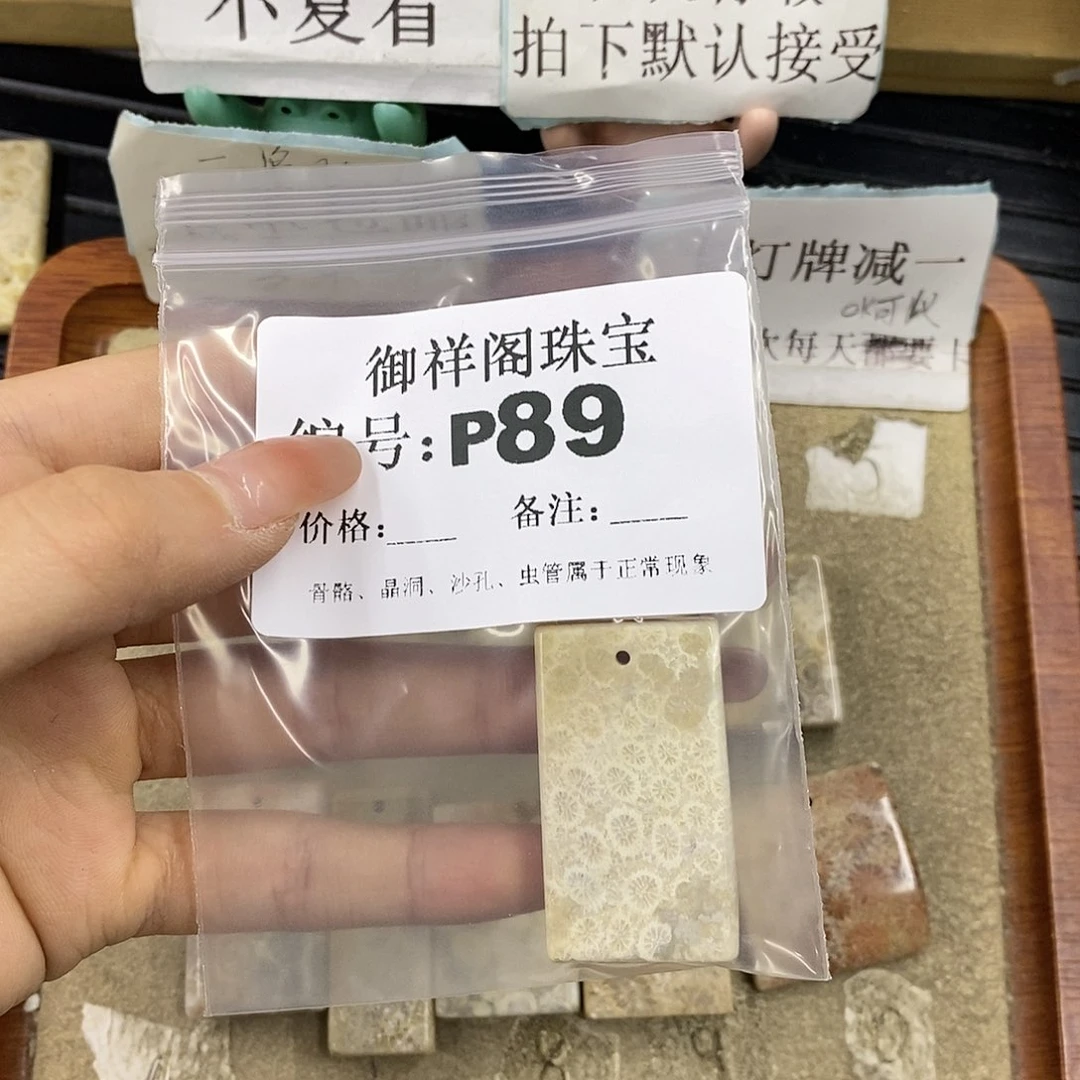 硅化珊瑚（珊瑚玉）未镶嵌颈饰被****。
