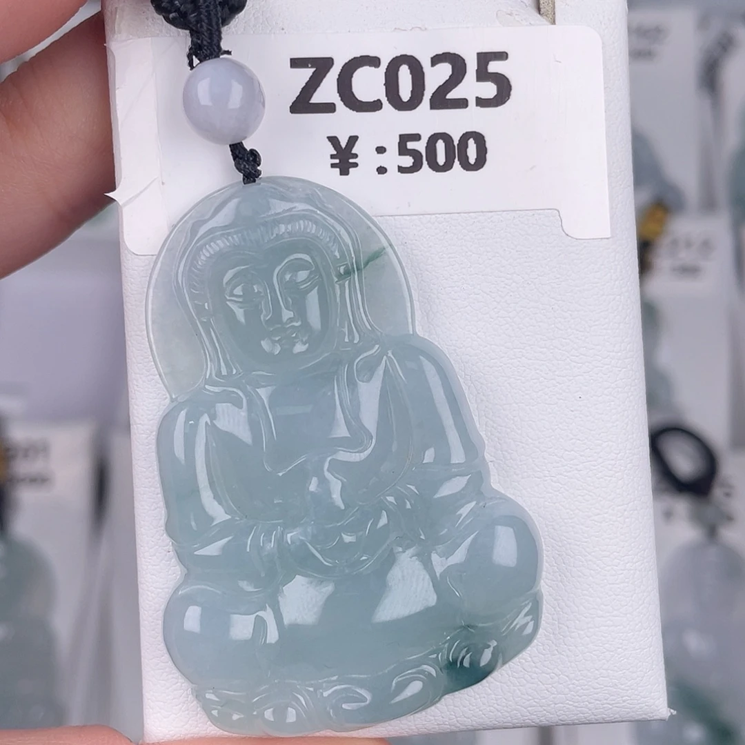 翡翠未镶嵌颈饰zc025