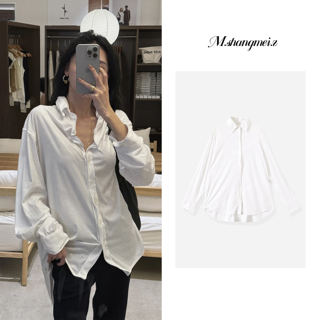 M.SHANGMEI.Z/沐熙【形随意动】美大哥日系复古百搭衬衫X0873935