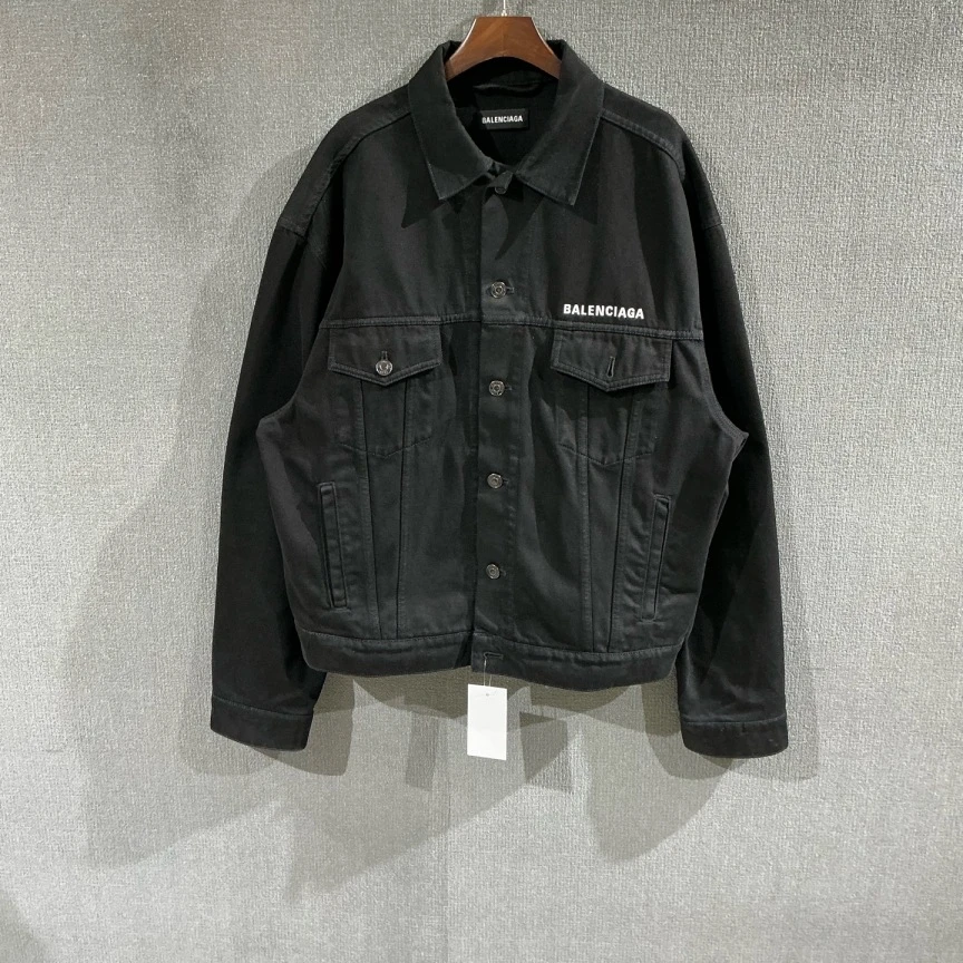 99新 Balenciaga/巴黎世家 （pm）CREW牛仔外套 44码/8249