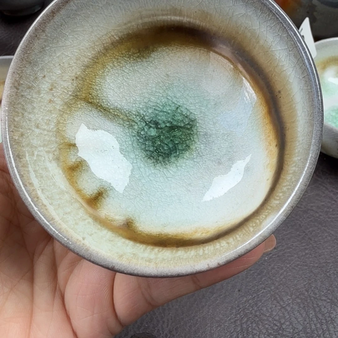 手工手作柴烧主人杯