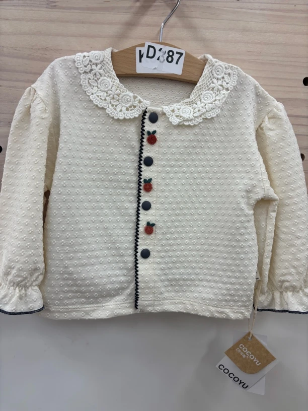 20093-可可雨草莓花花外穿开衫