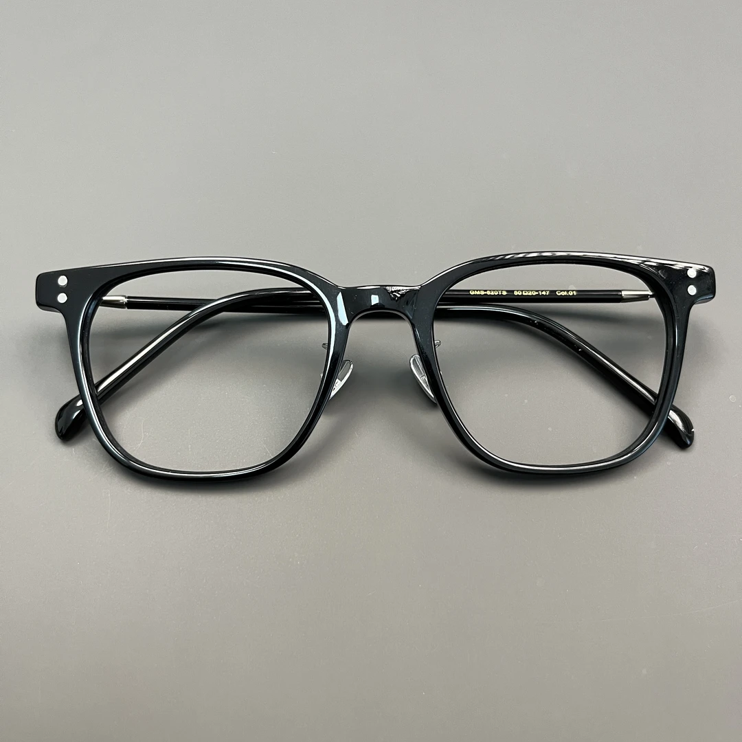 【咸菜绿gms620】渐变色板材眼镜框多边形修饰脸型近视可配度数变色