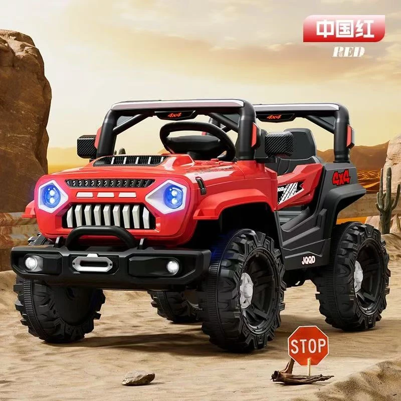 儿童大型四驱越野车四轮汽车遥控车可坐人可充电男女宝宝生日礼物