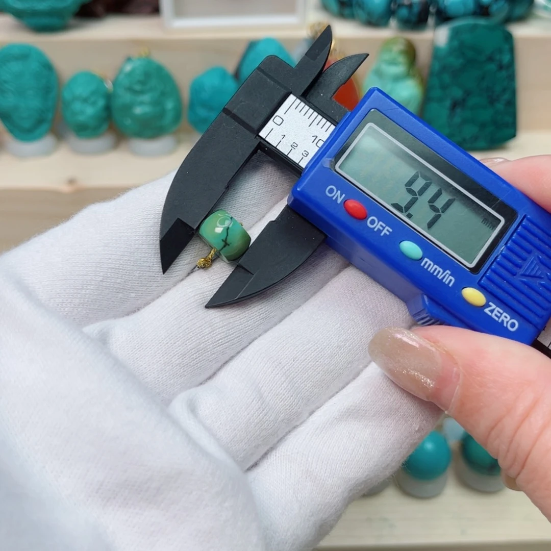 绿松石鼓珠未镶嵌