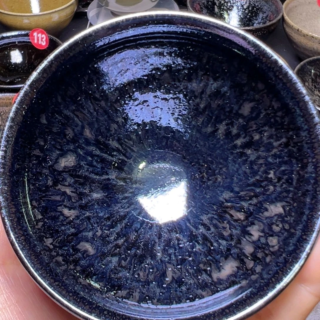 茶盏叶明龙窑柴烧茶盏