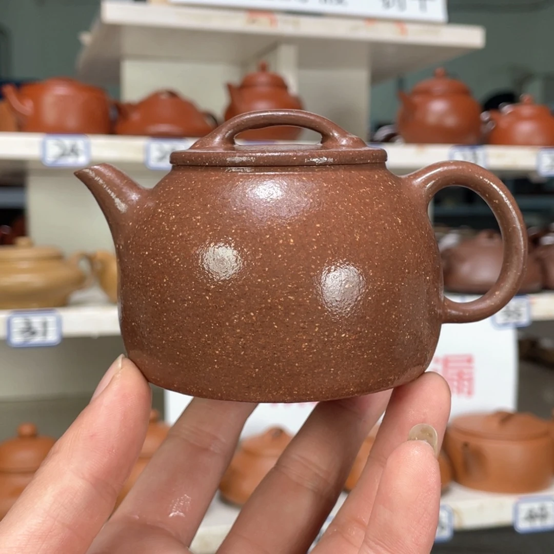 紫砂茶壶紫降全手工200毫升