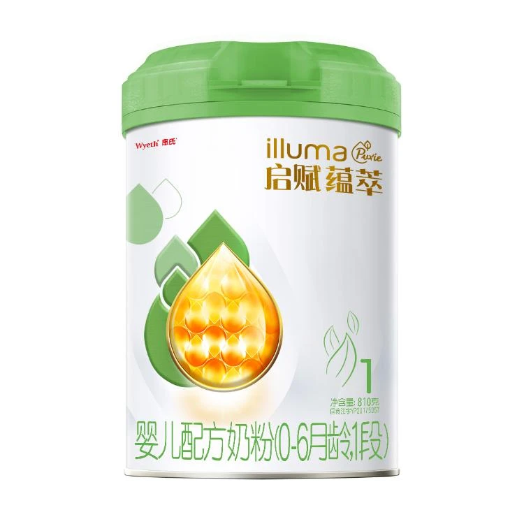 启赋有机--蕴萃婴儿配方奶粉1段(0-6月)810g/听
