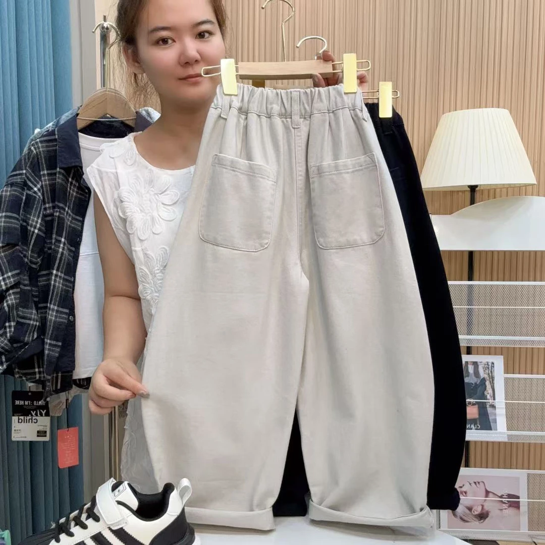 【全棉】男童休闲裤2025童百搭秋装新款长裤潮宽松洋气中大童帅