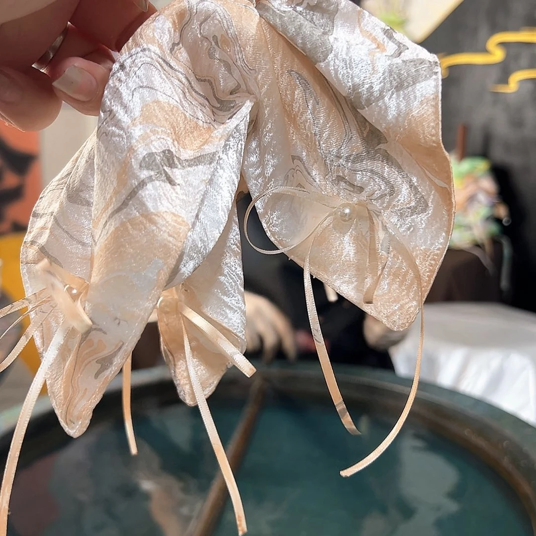 沅**愿137新款方巾发圈