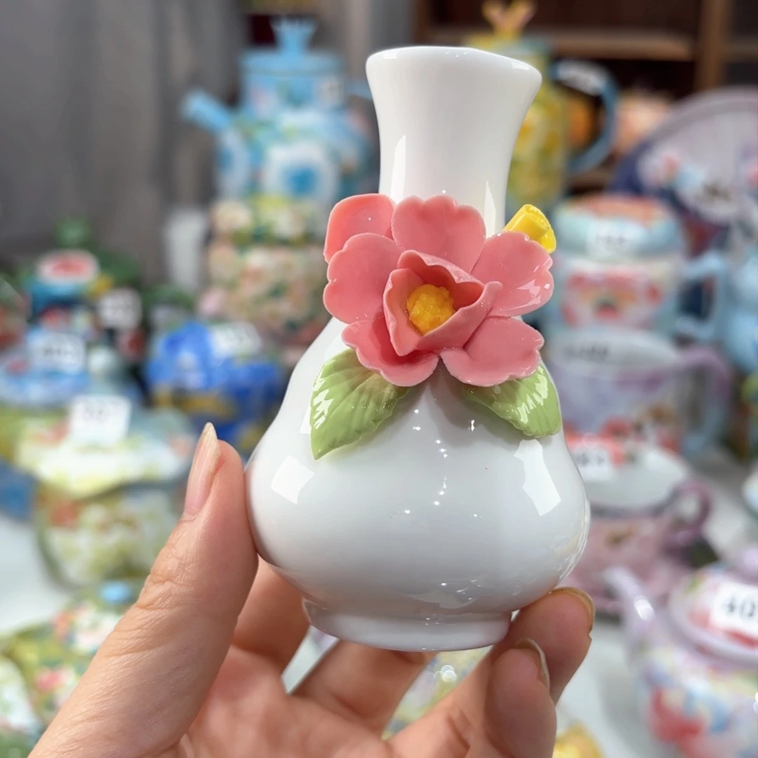 景德镇手绘高温釉下彩陶瓷茶具