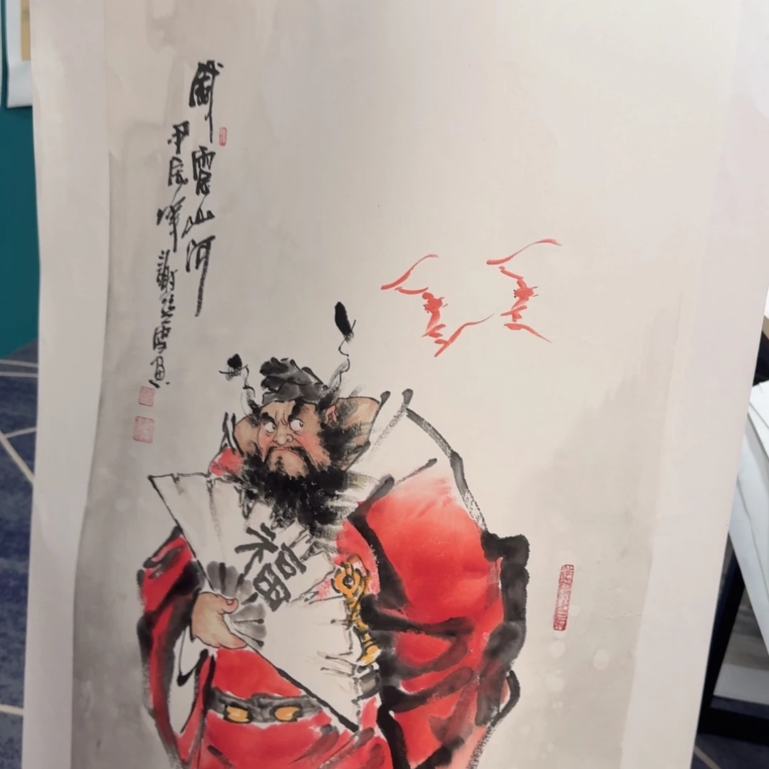 国画国画作品山水花鸟