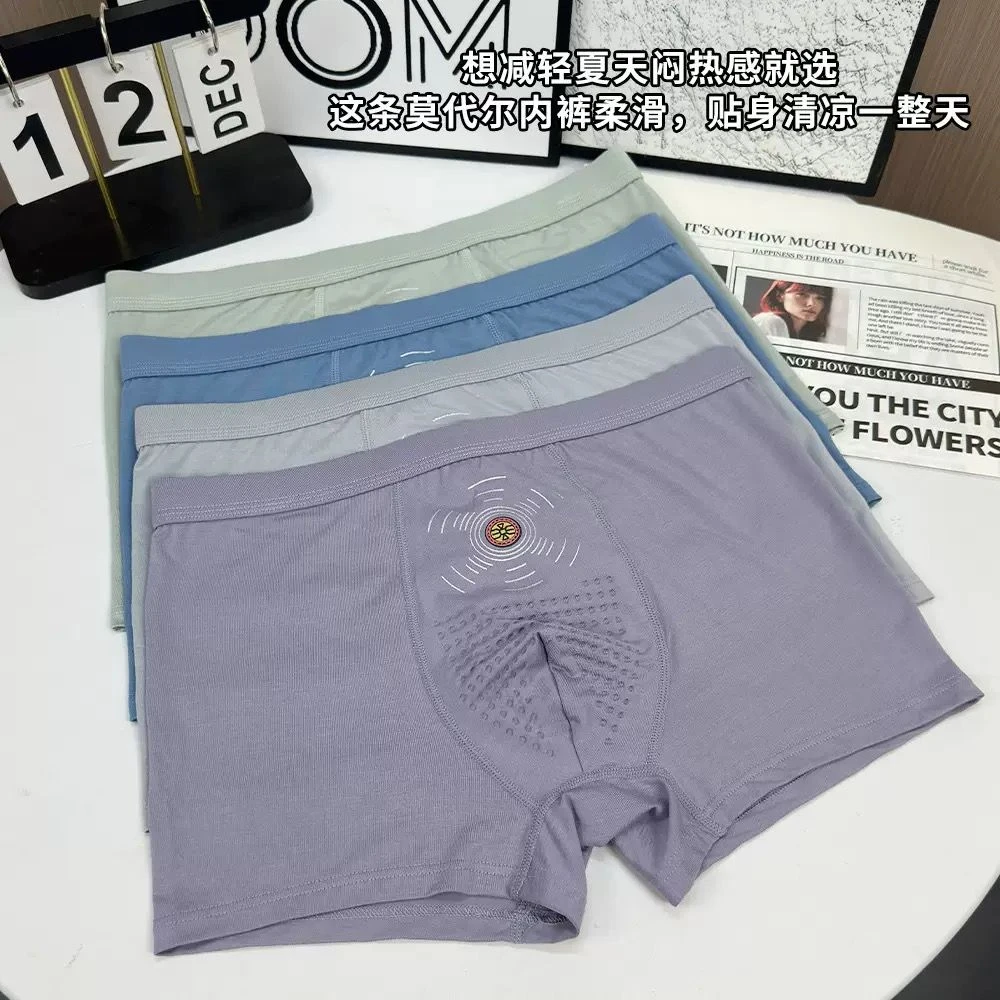 【一喜专享】LUOZHI罗芝·定制款立体剪裁养护男士内裤3904~2