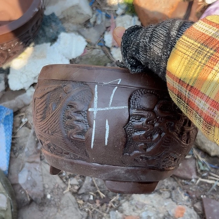 紫泥花盆紫砂花盆