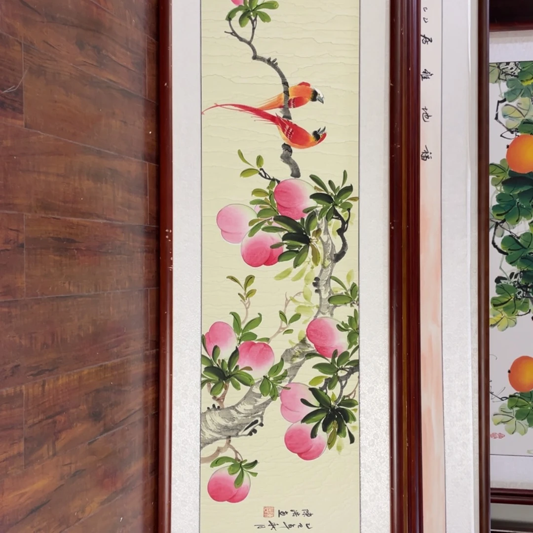 国画带框尺寸48*163厘米