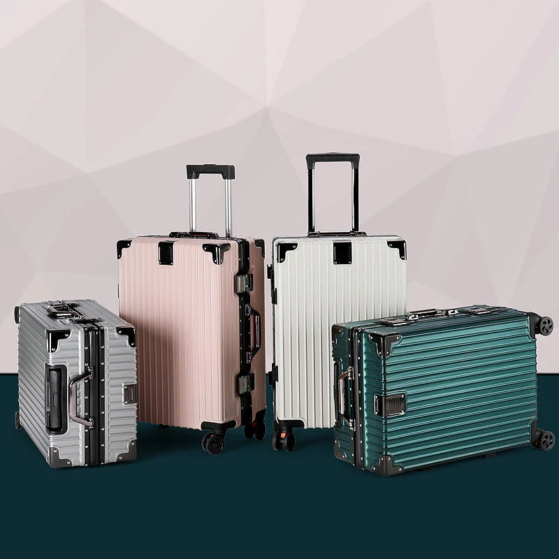 2025新款大容量铝框拉杆箱万向轮高颜值旅行箱出行都市时尚行李箱