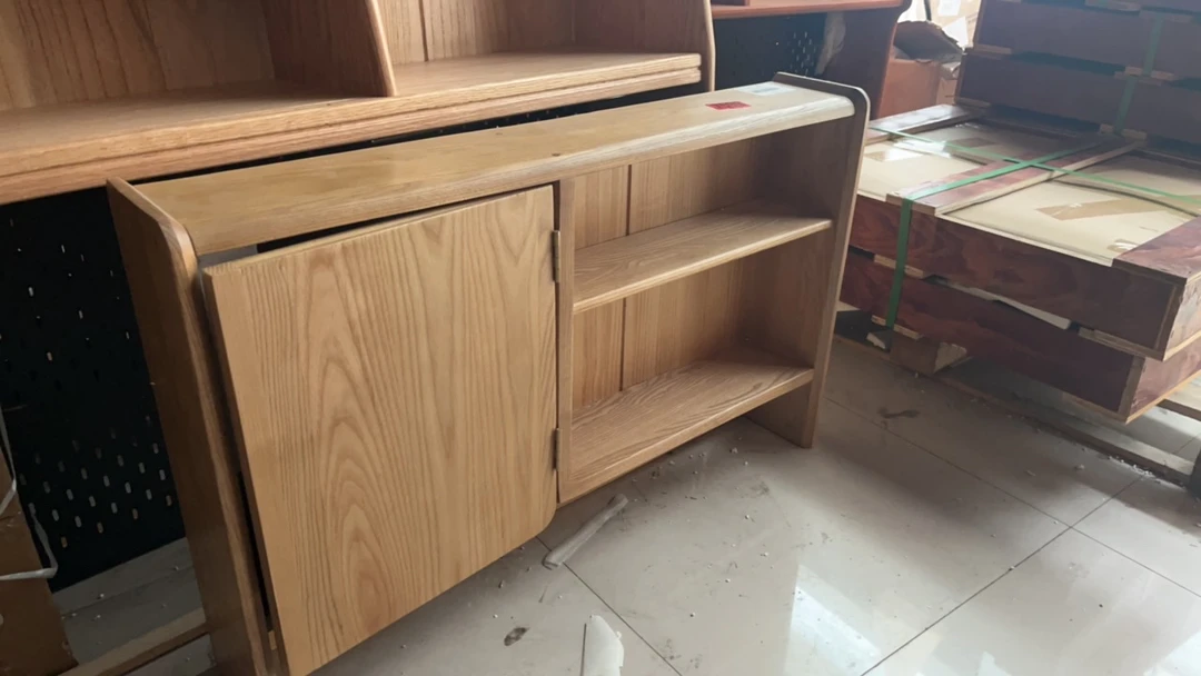 书桌上架红橡87×15×54瑕疵无售后一号7599