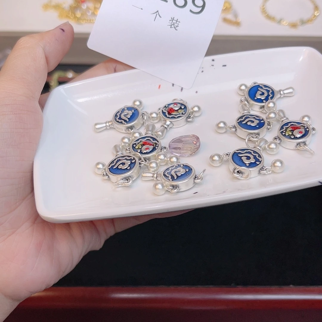 紫晶珠宝半成品银S925镶嵌169