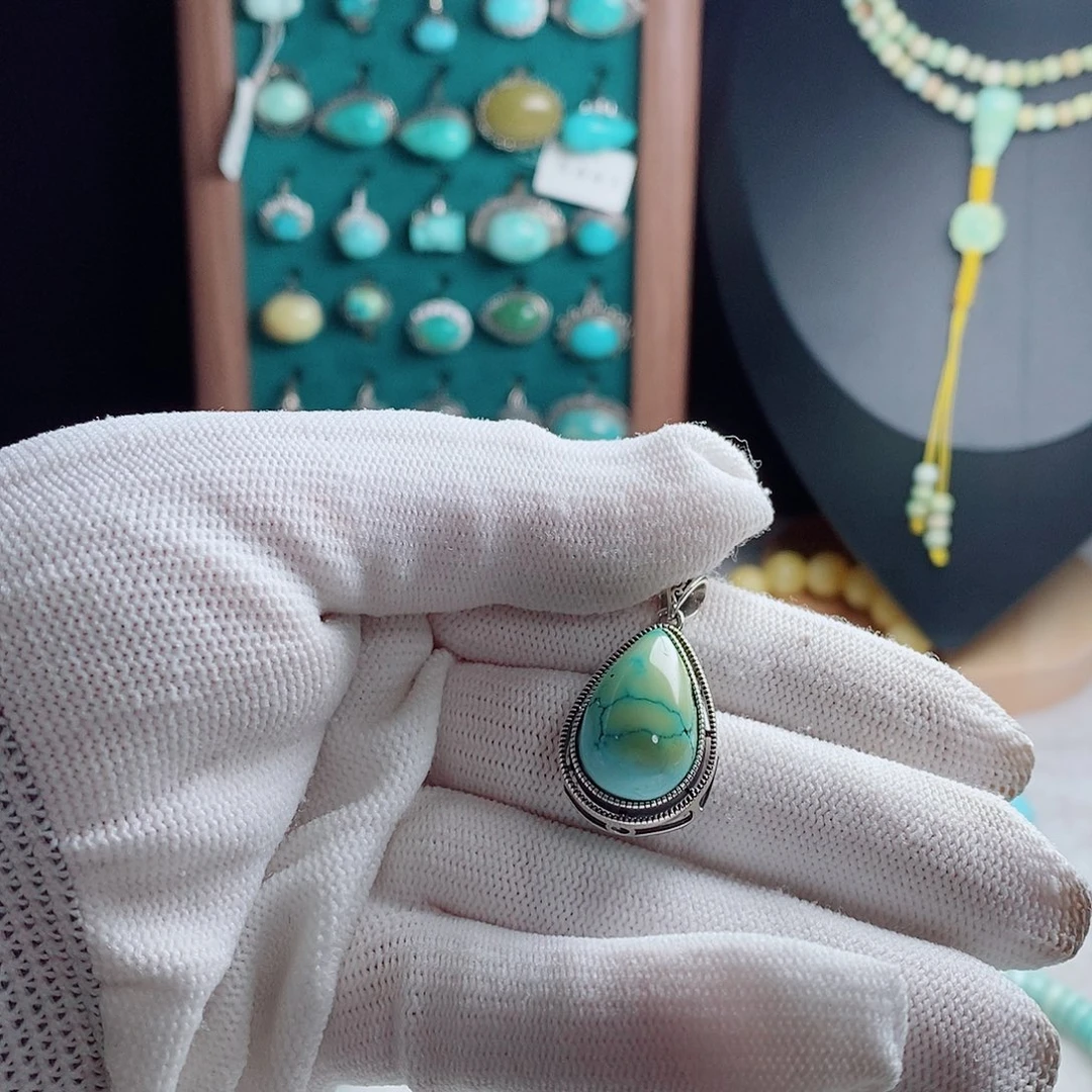 I***m未镶嵌绿松石珠宝奇石