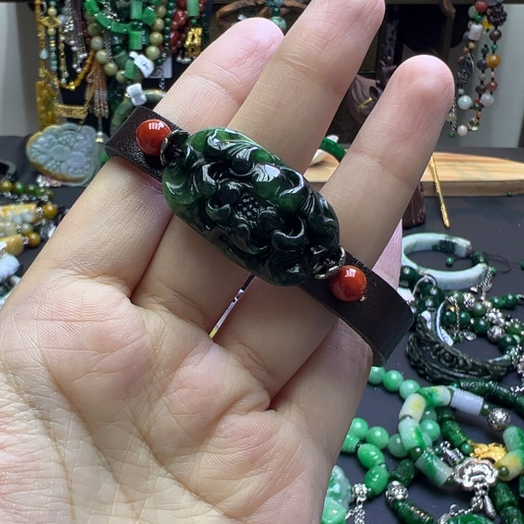 翡翠未镶嵌手链99