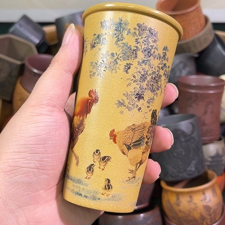 茶杯紫砂全手工紫砂主人杯