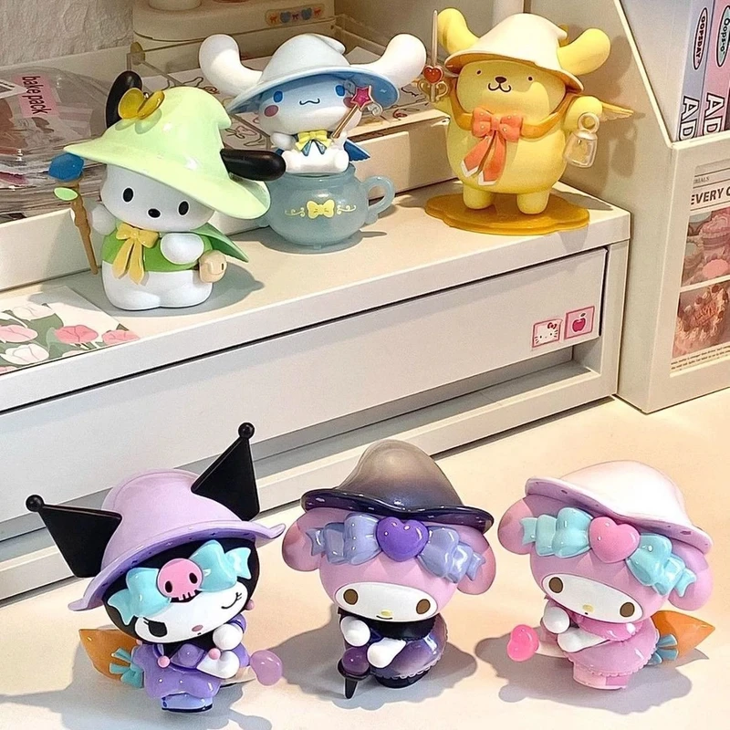三丽鸥魔法物语库洛米美乐蒂手办公仔玩偶桌面摆件创意女生日礼物