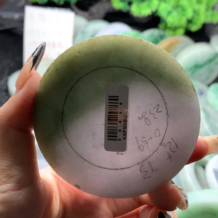 定制翡翠半山水未镶嵌