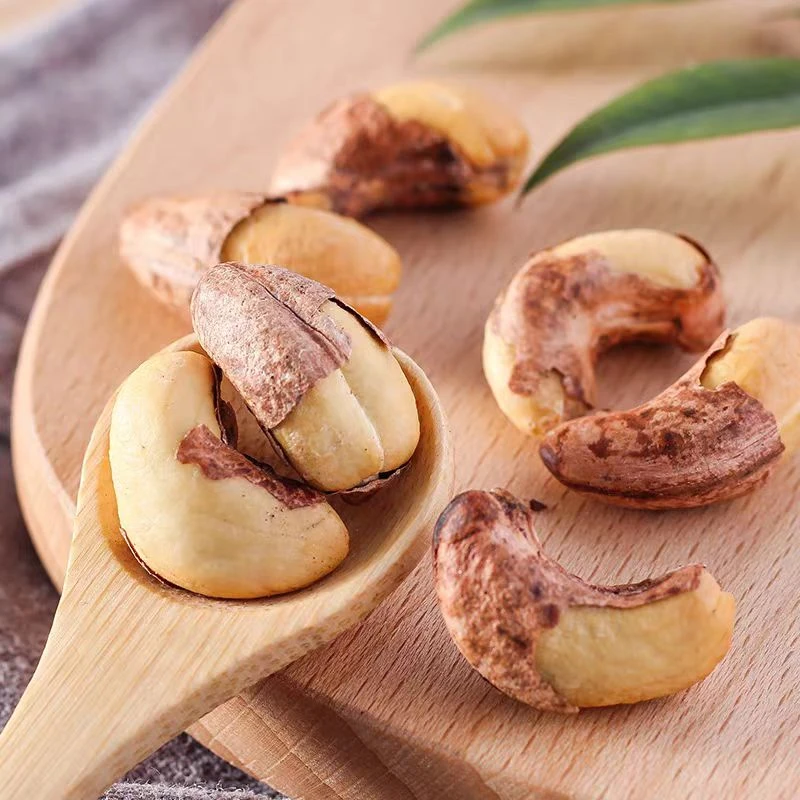 优质大颗粒腰果带皮新货坚果休闲零食小吃